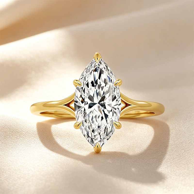 Marquise-Cut Six-Prong Ring