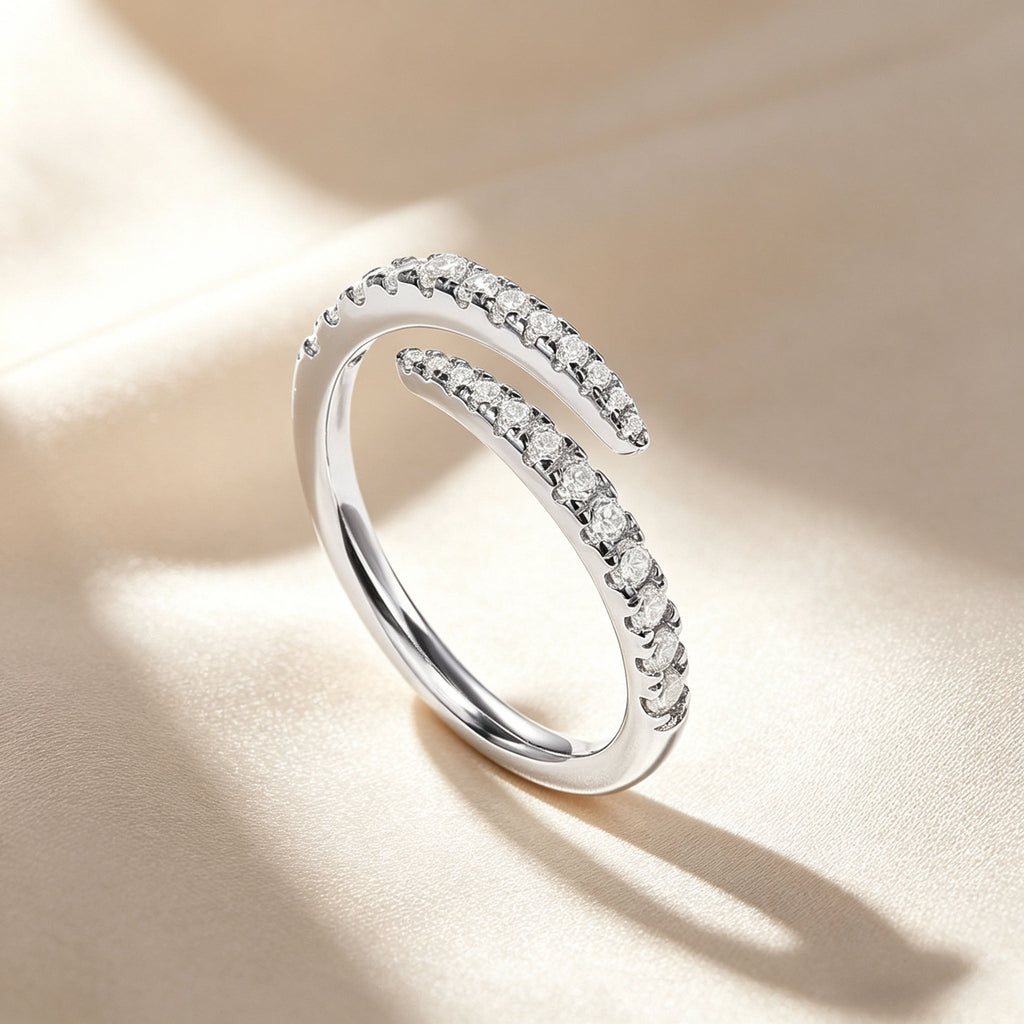 Twist Eternity Band Open Ring
