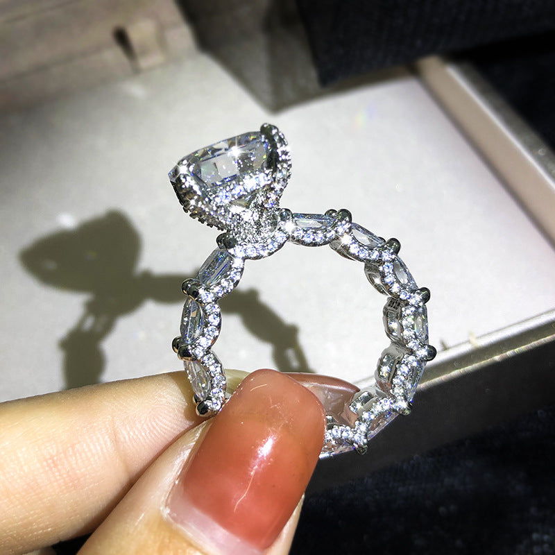 Round Stone Stackable Ring Set