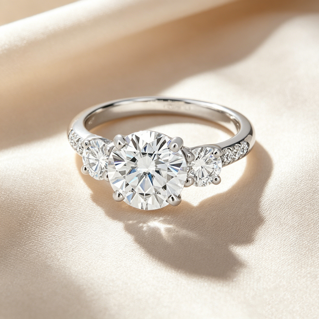 Eternal Trilogy Center Stone Ring