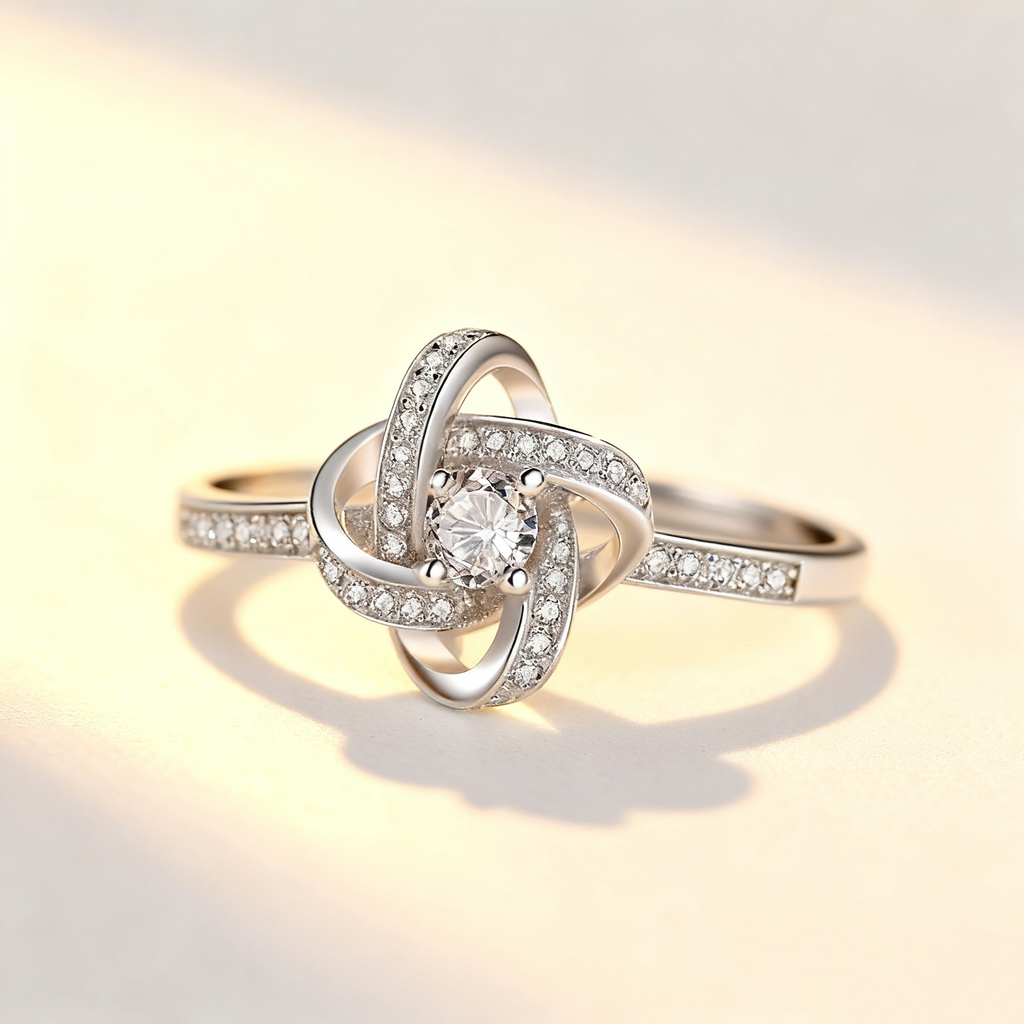 Four-Leaf Clover Diamond Ring