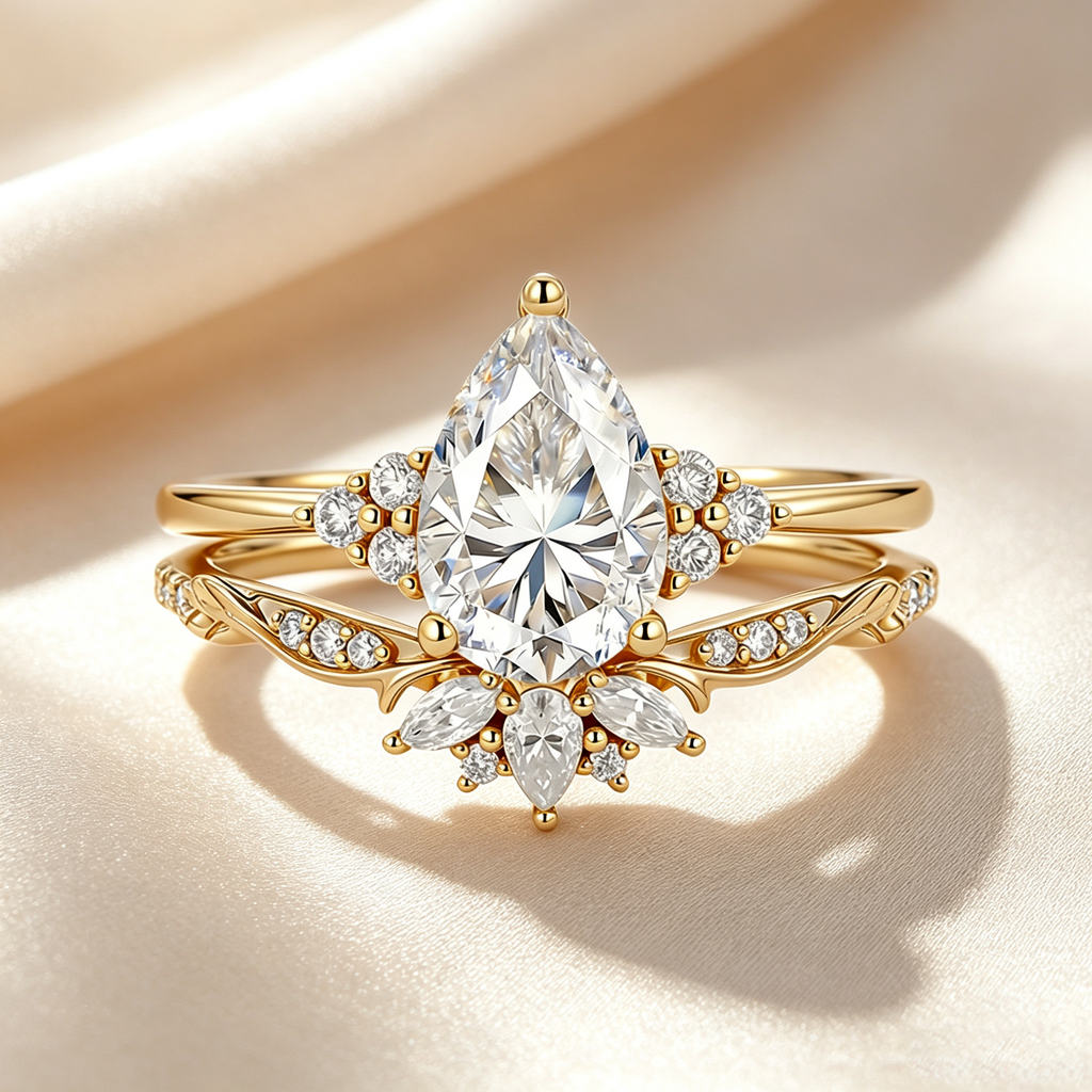 Garden Floral Moissanite Ring Collection