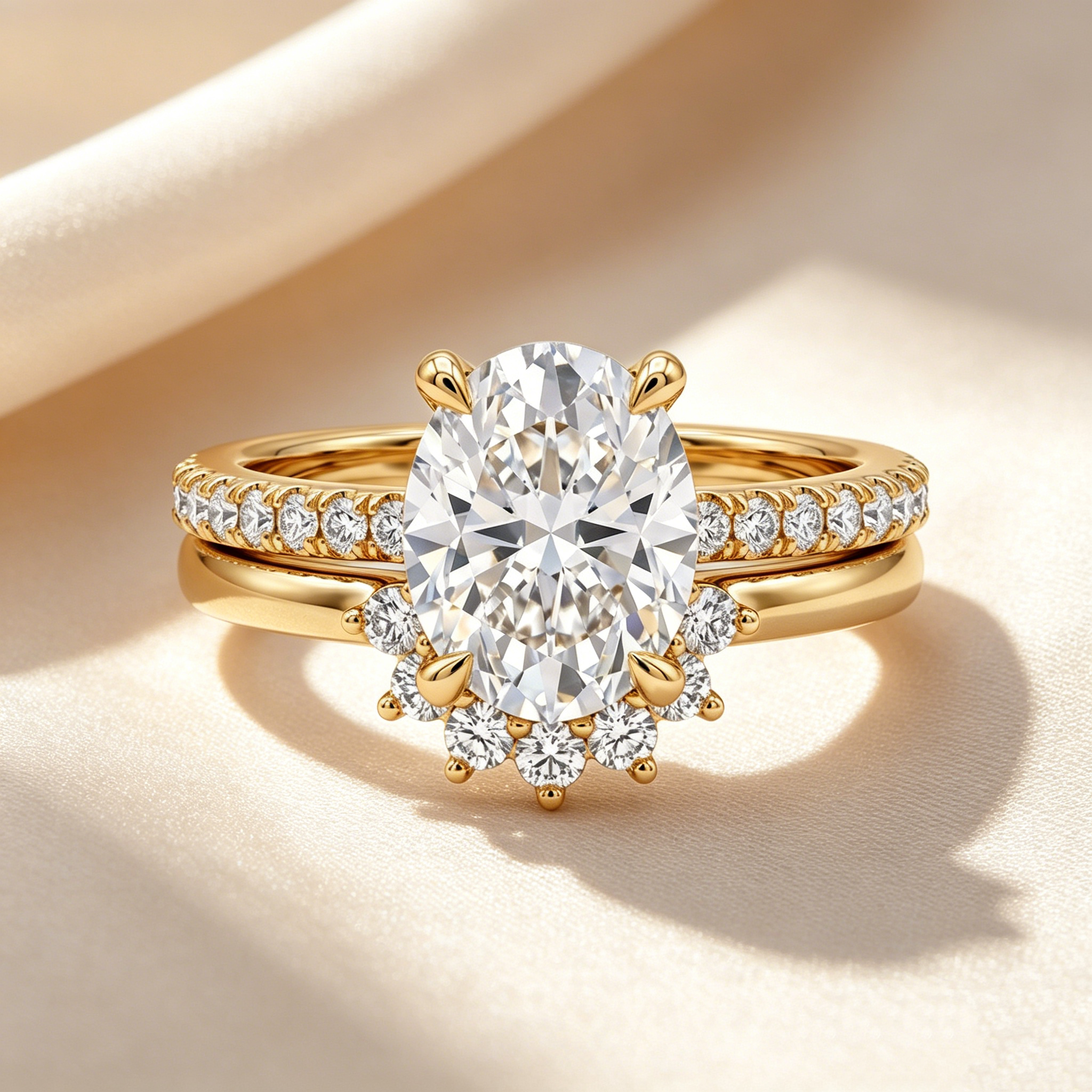 Grace Oval Bridal Ring