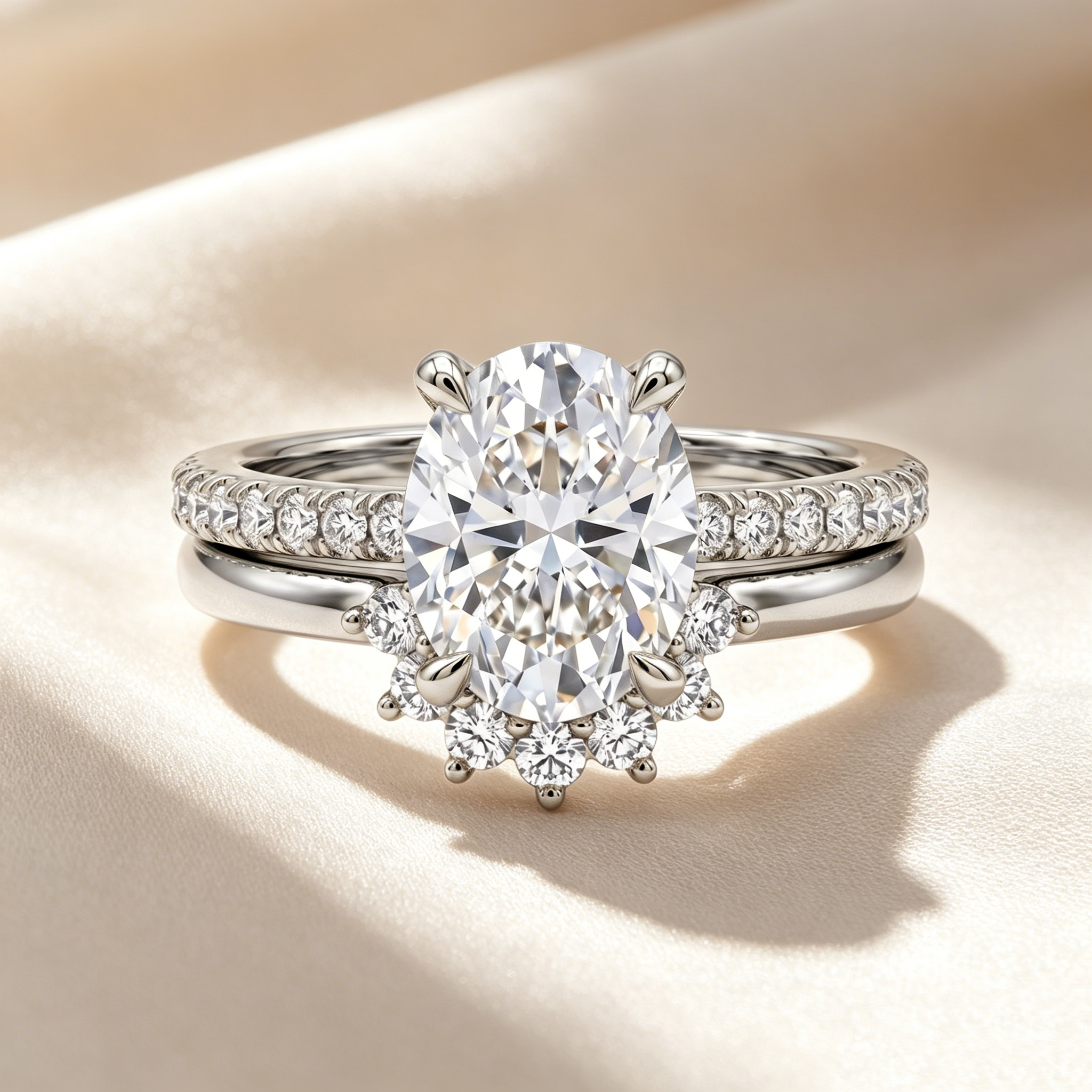 Grace Oval Bridal Ring
