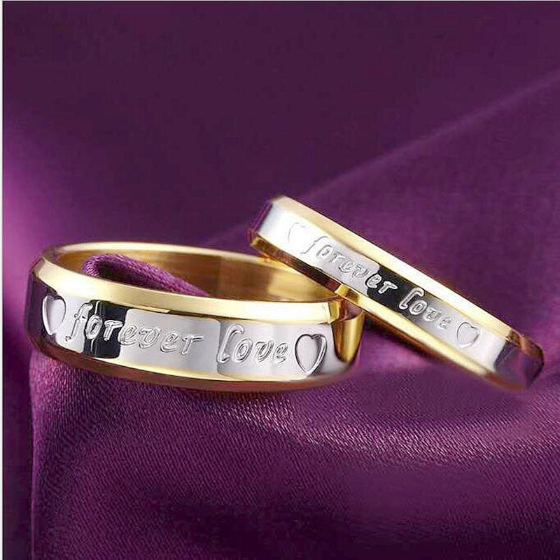 Forever Love Couple Ring | Gold