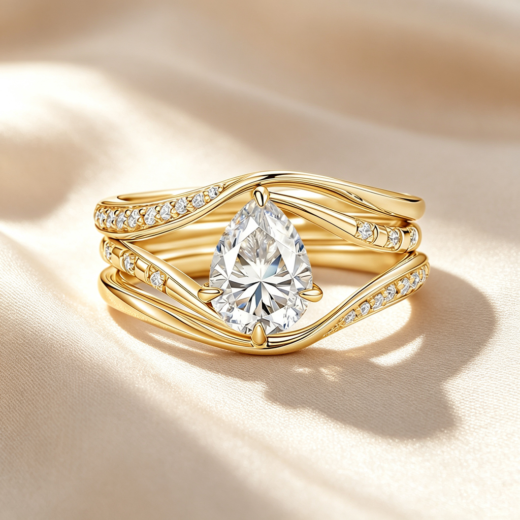 Garden Floral Moissanite Ring Collection