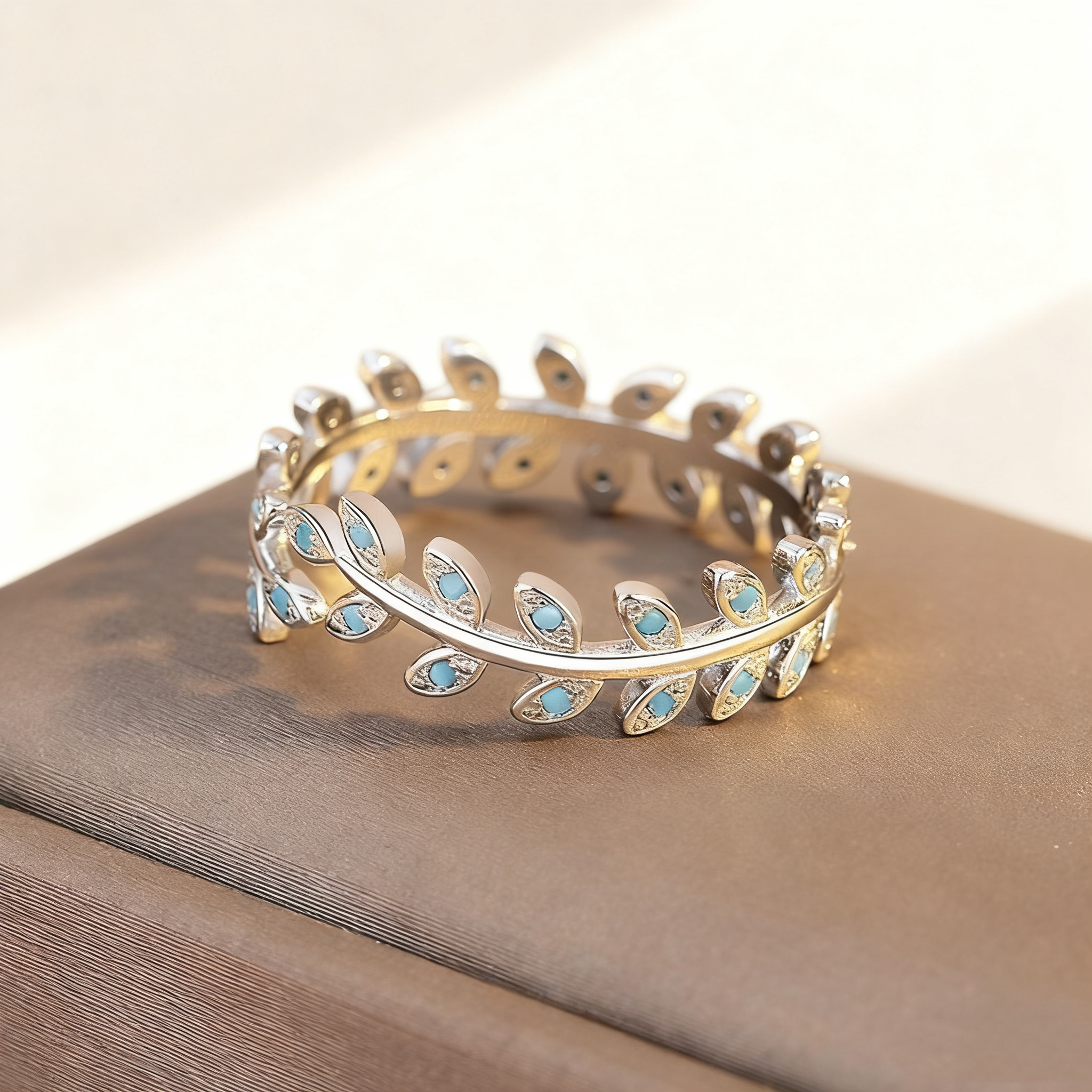 Leaf Turquoise Ring