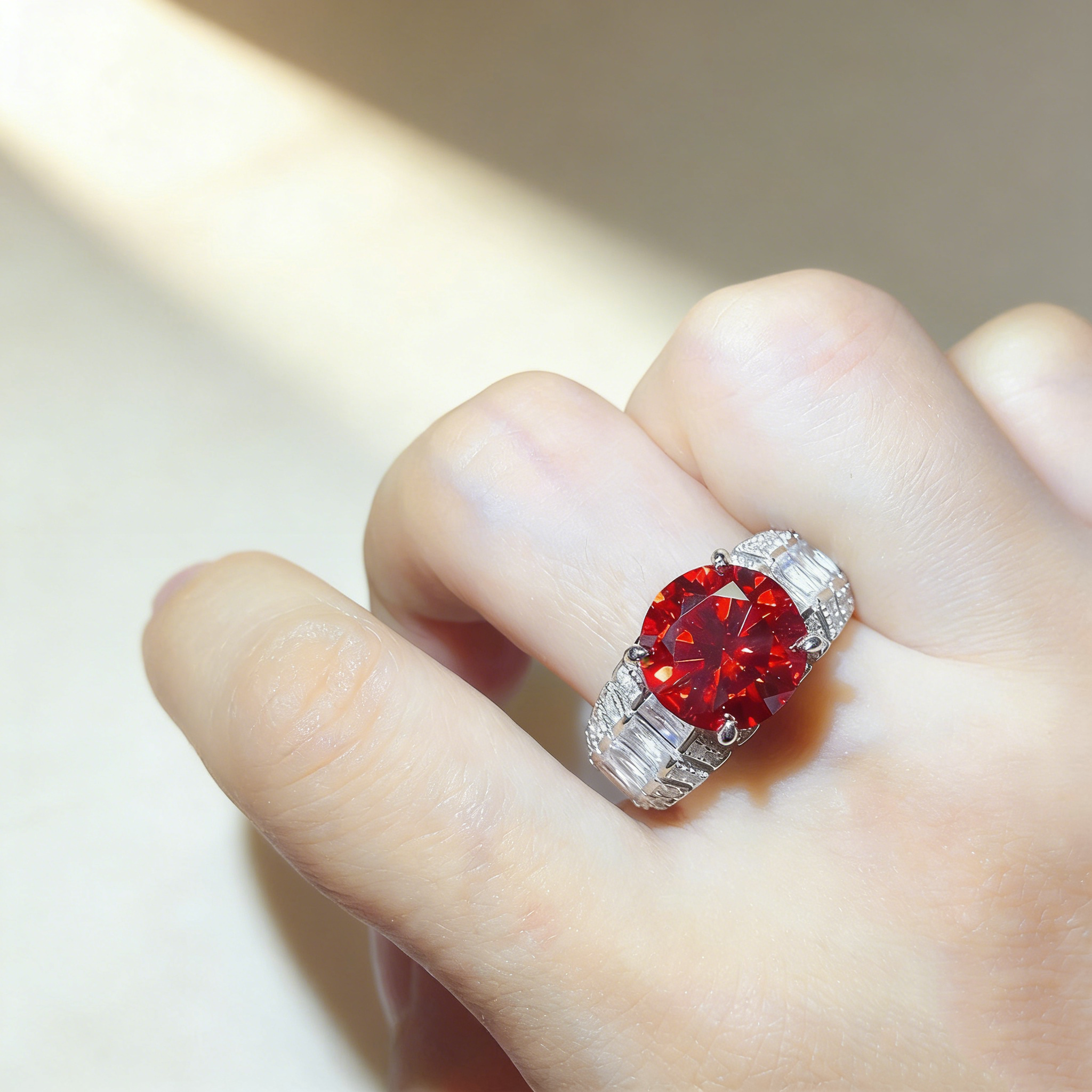 Imperial Ruby Lab-Grown Ring