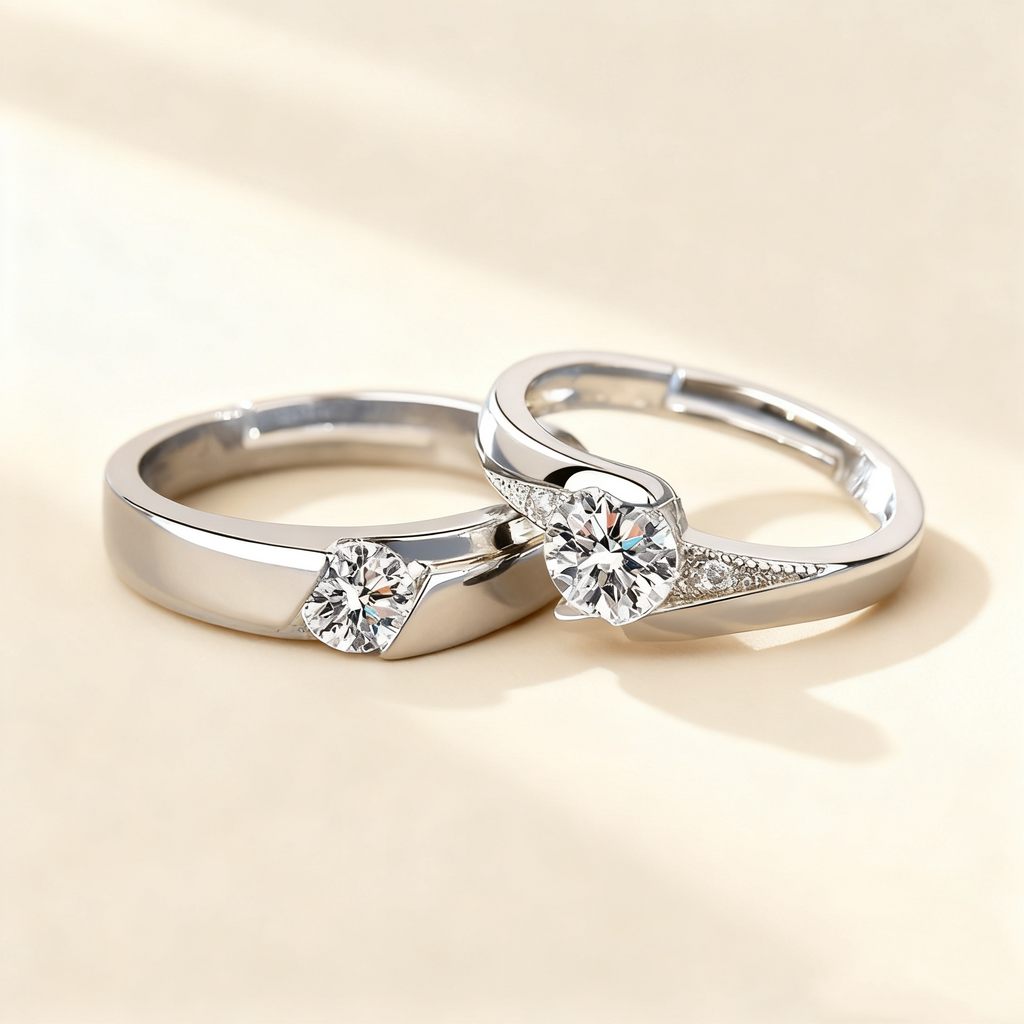 Lifetime Love Diamond Couple Rings