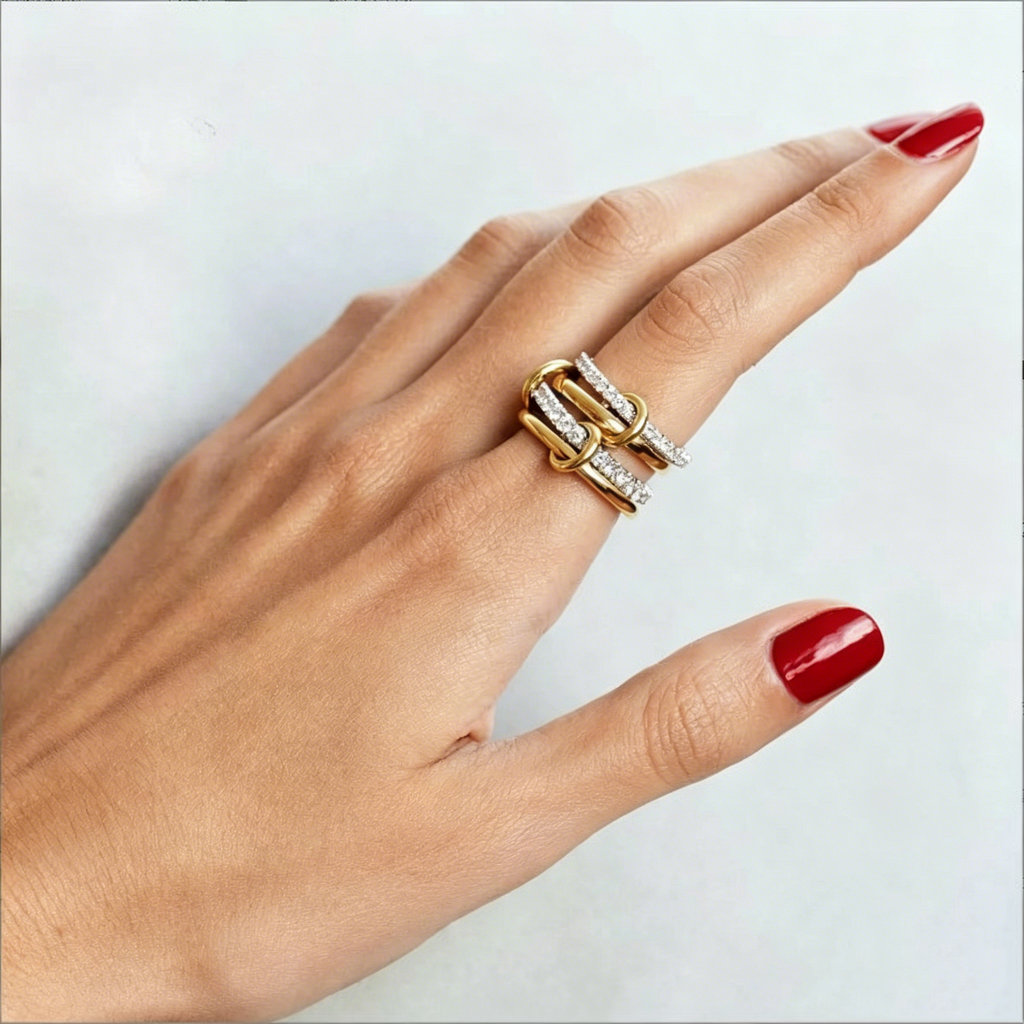 Eternal Quad Interlock Ring