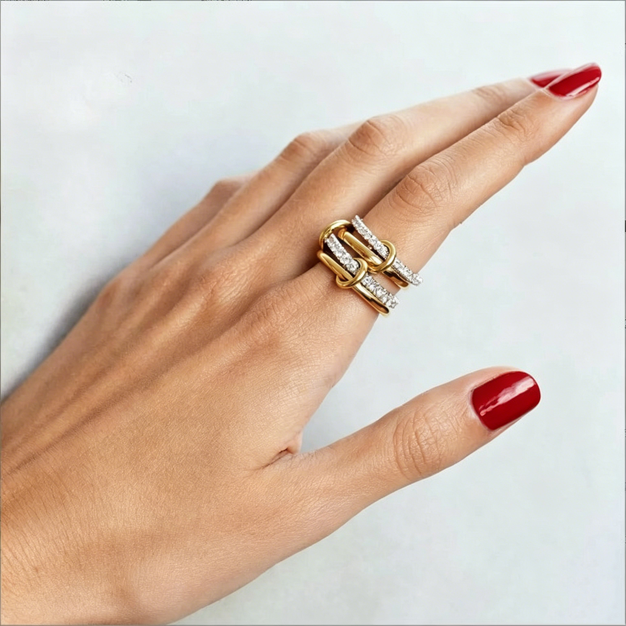 Eternal Quad Interlock Ring
