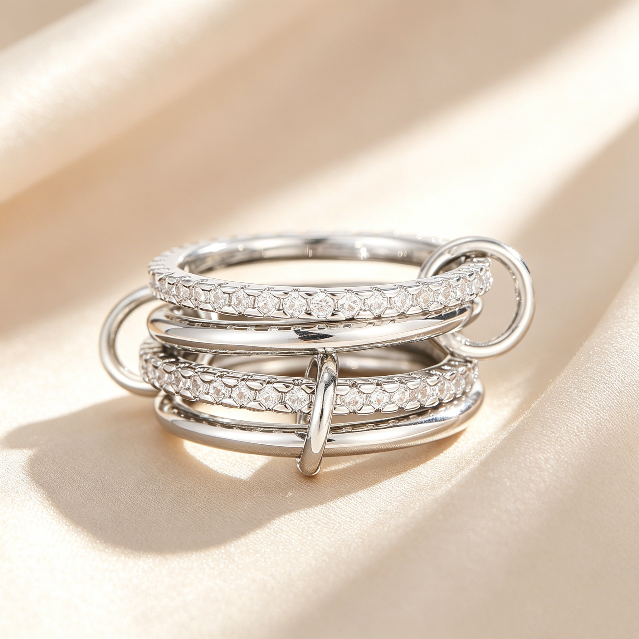 Eternal Quad Interlock Ring