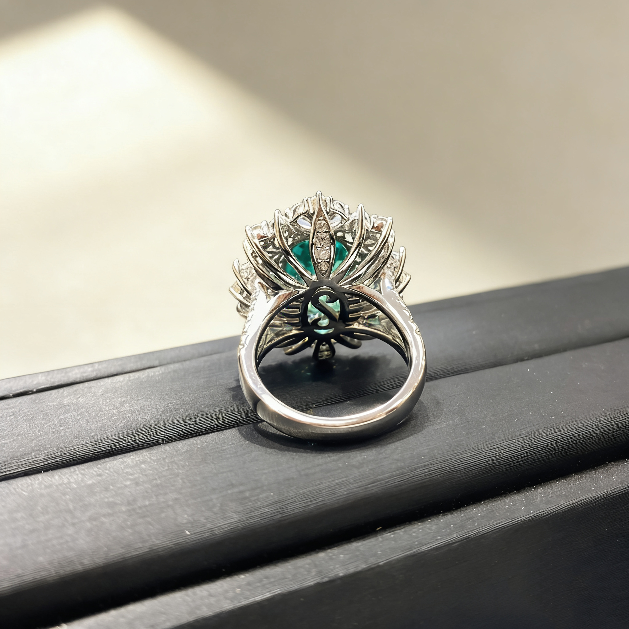 Paraiba Elegance Diamond Ring
