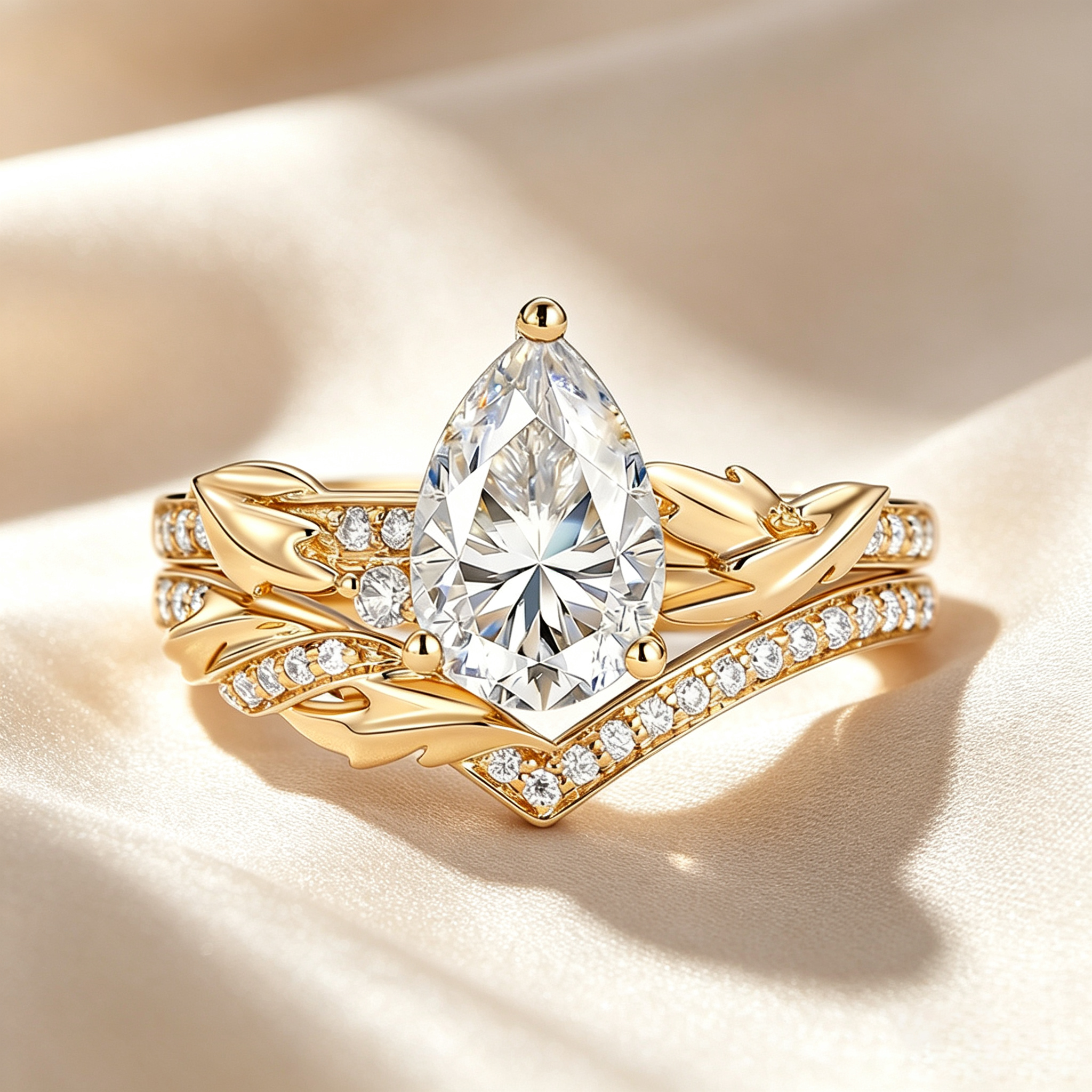 Garden Floral Moissanite Ring Collection