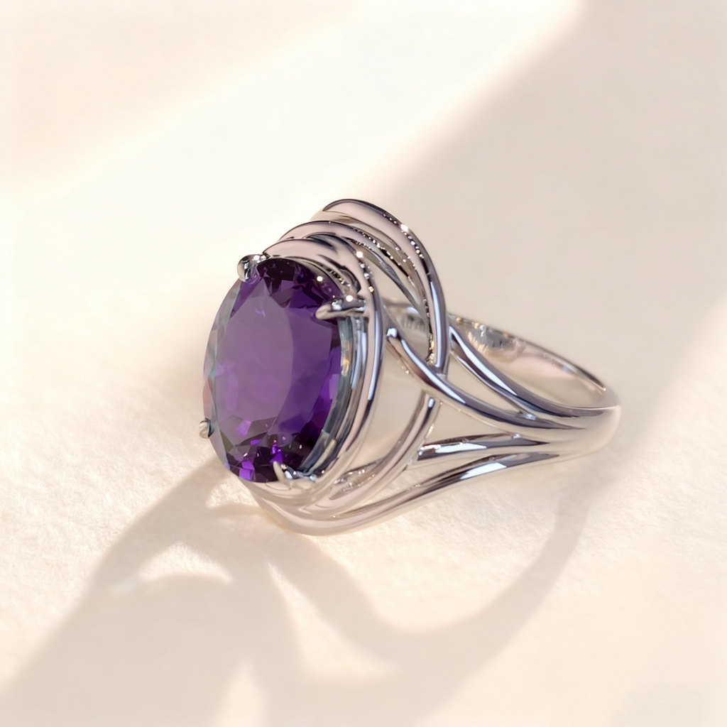 Amethyst Wrap Ring
