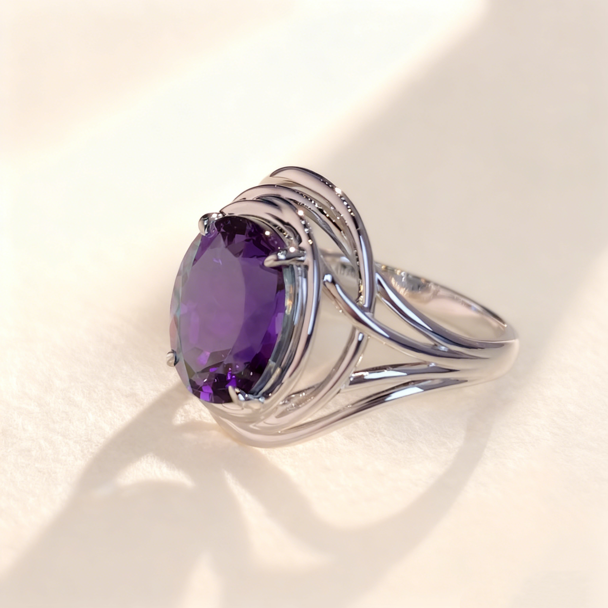 Amethyst Wrap Ring
