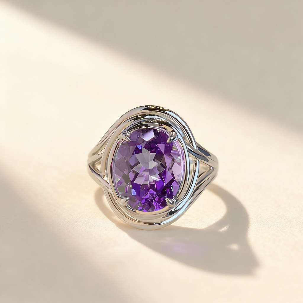 Amethyst Wrap Ring