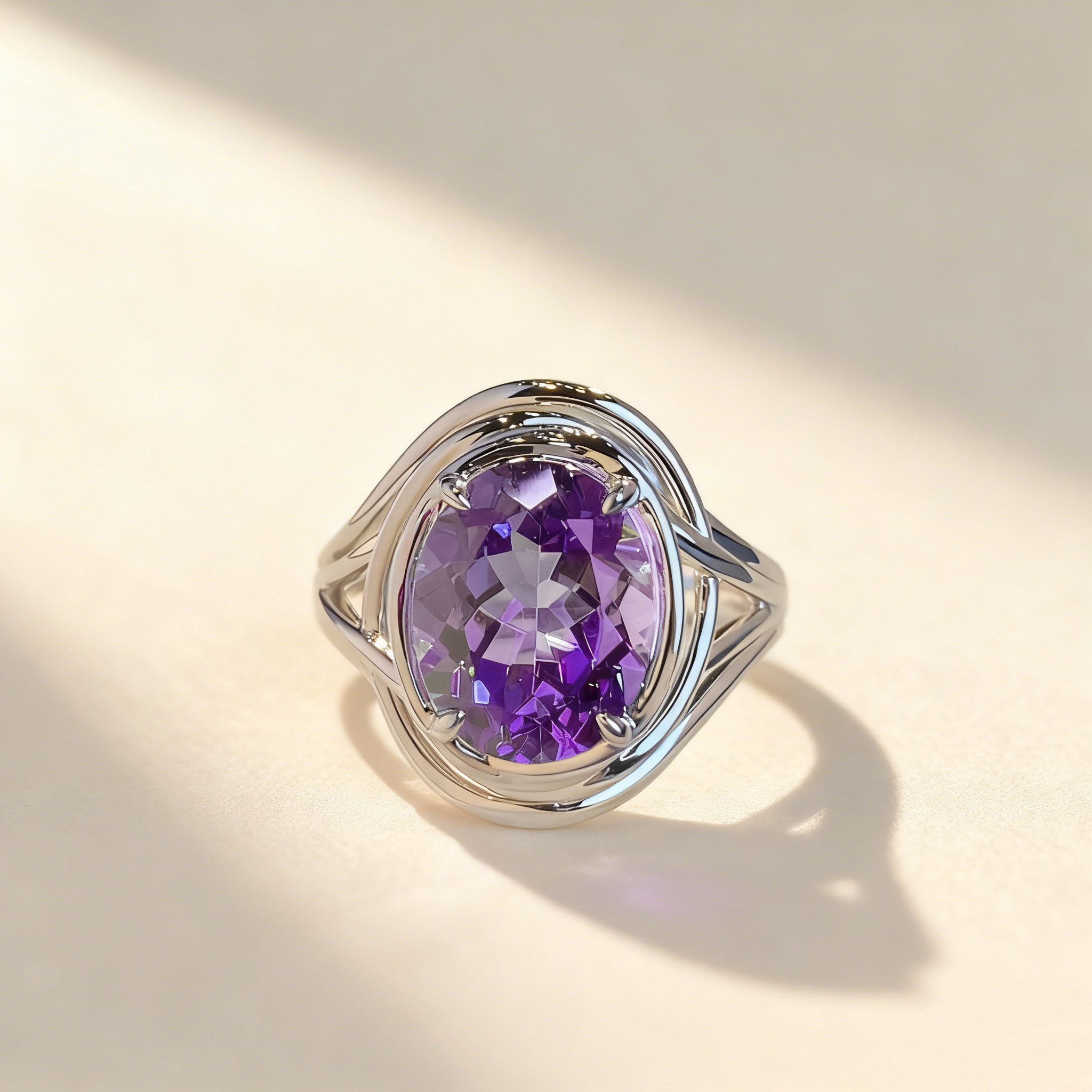 Amethyst Wrap Ring