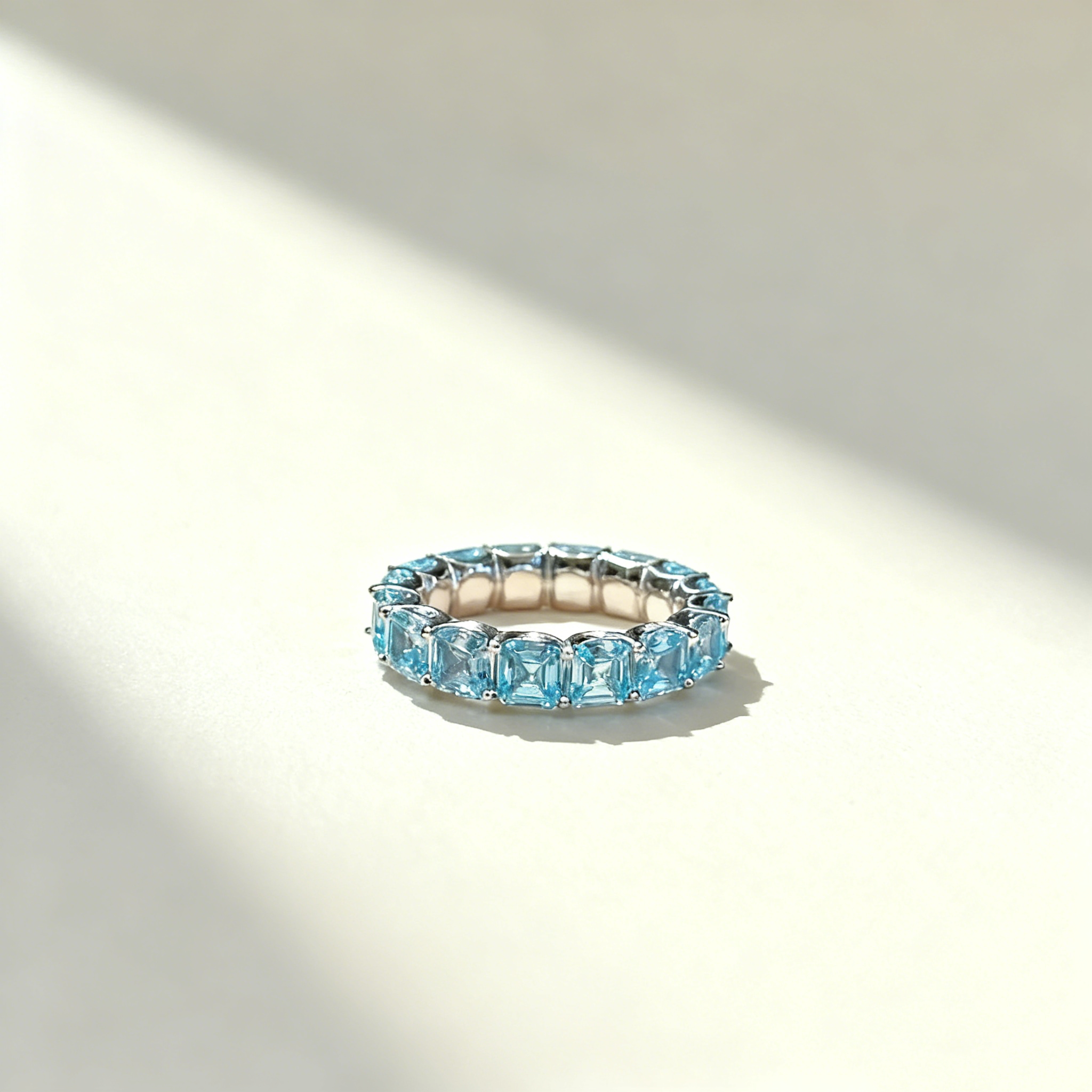 Milky Way Aquamarine Ring
