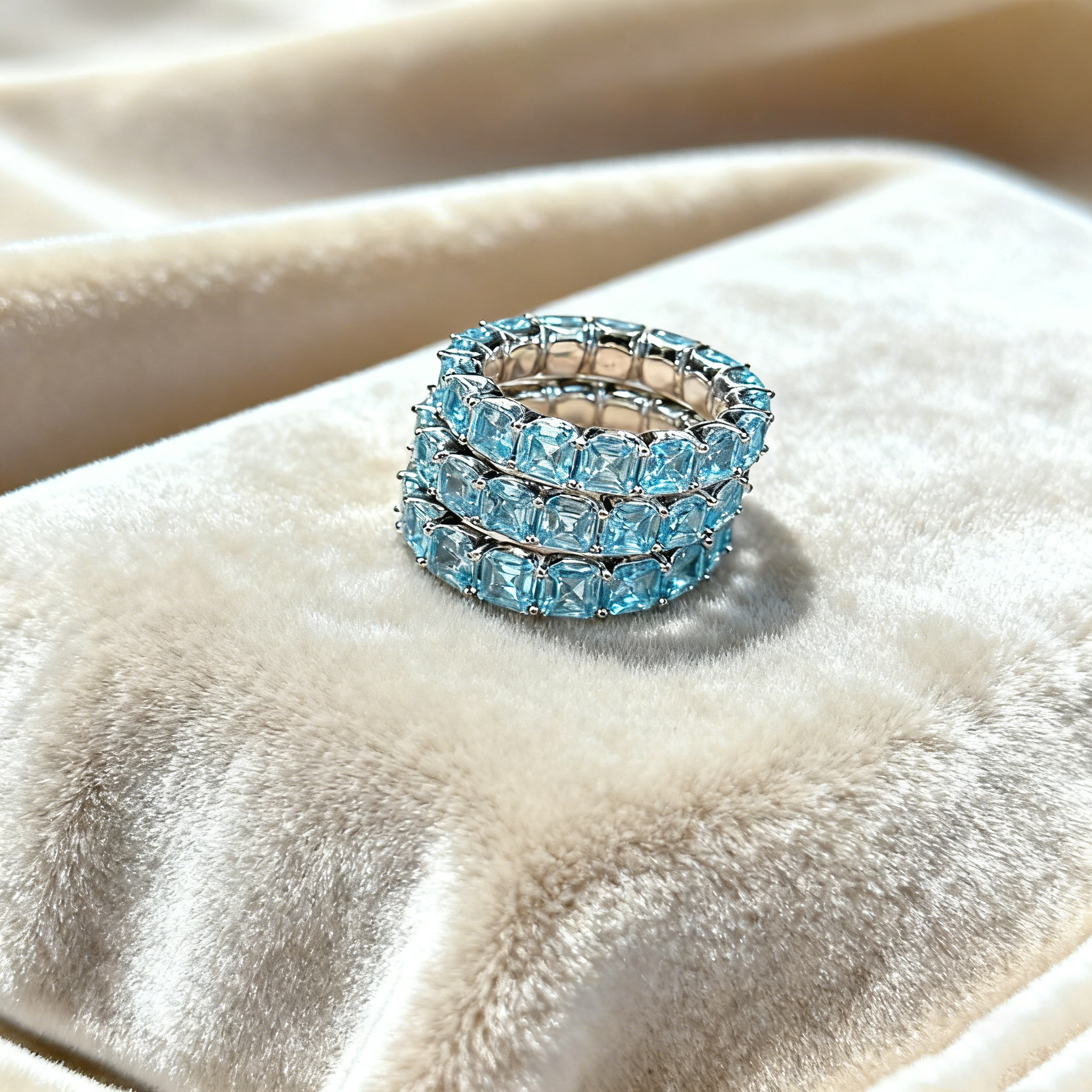 Milky Way Aquamarine Ring
