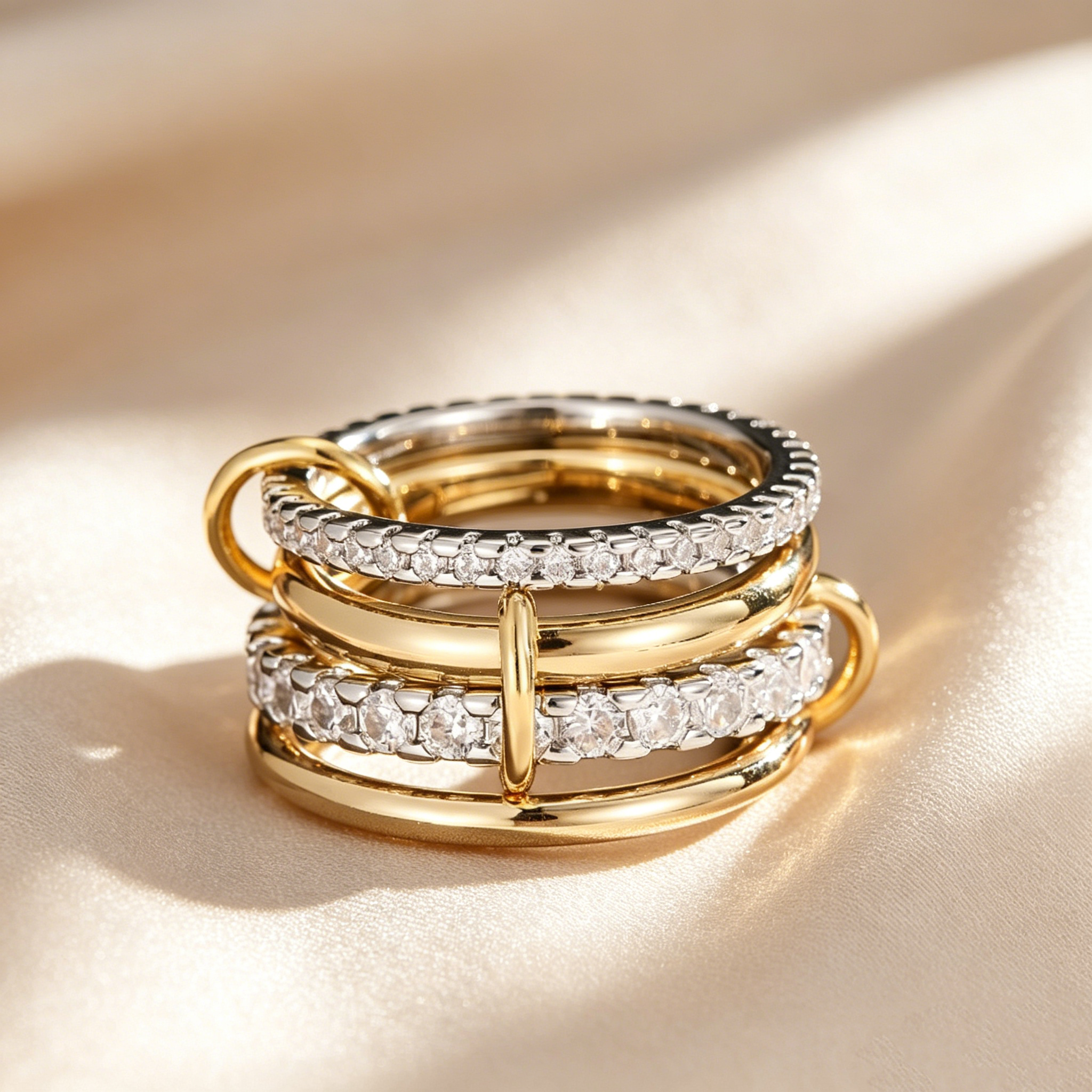 Eternal Quad Interlock Ring