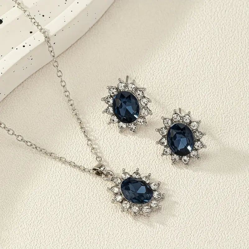 Katya Azuryn Jewelry Set | White Gold