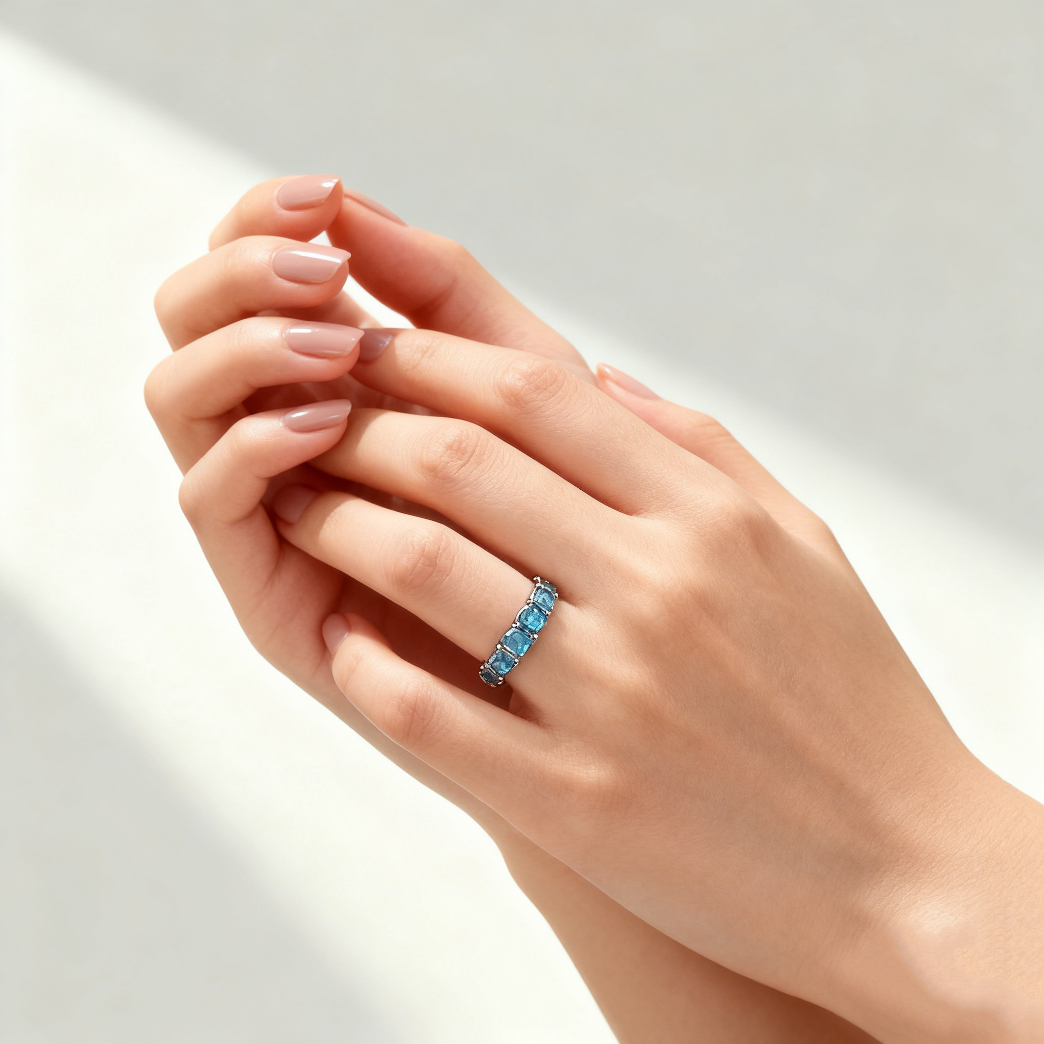 Milky Way Aquamarine Ring