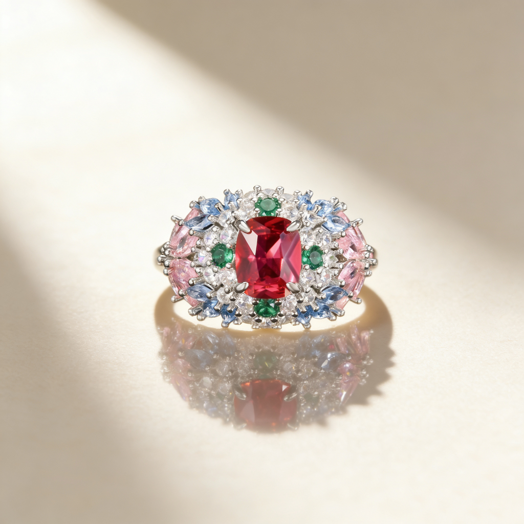 Multicolor Gemstone Ring