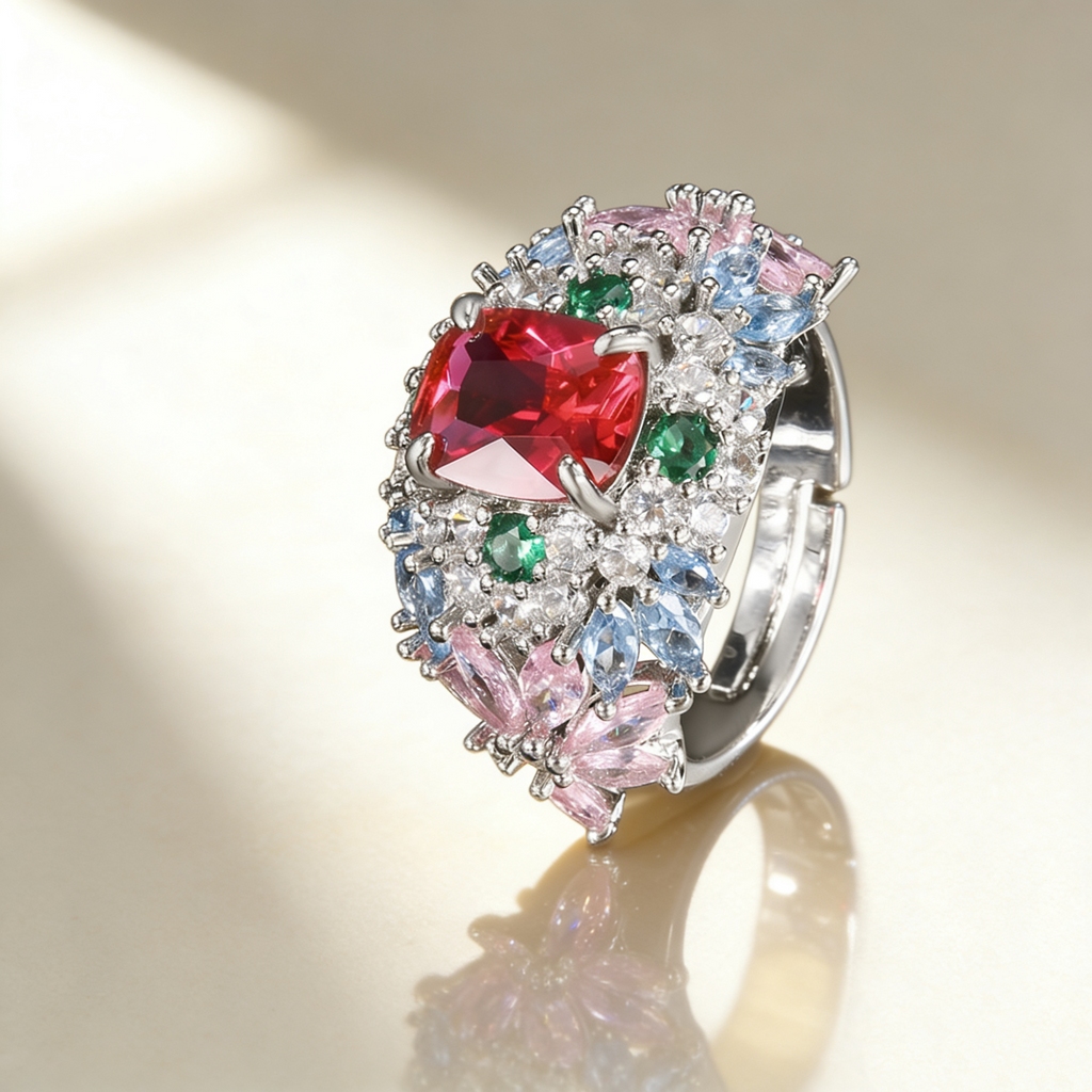 Multicolor Gemstone Ring