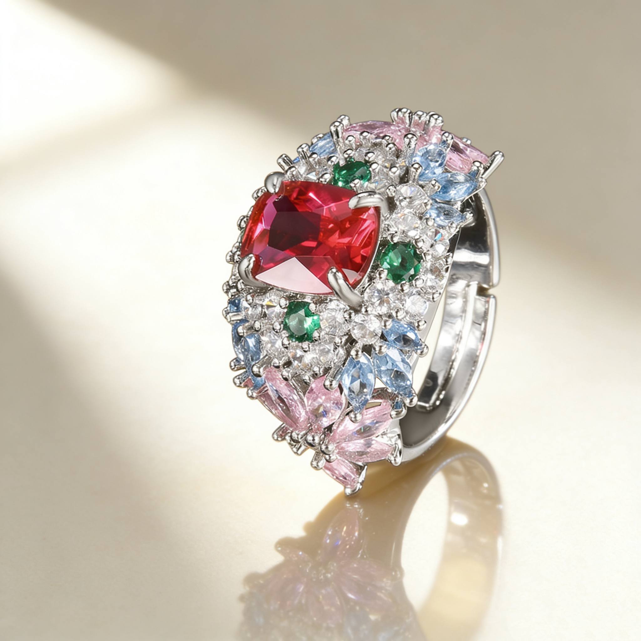 Multicolor Gemstone Ring