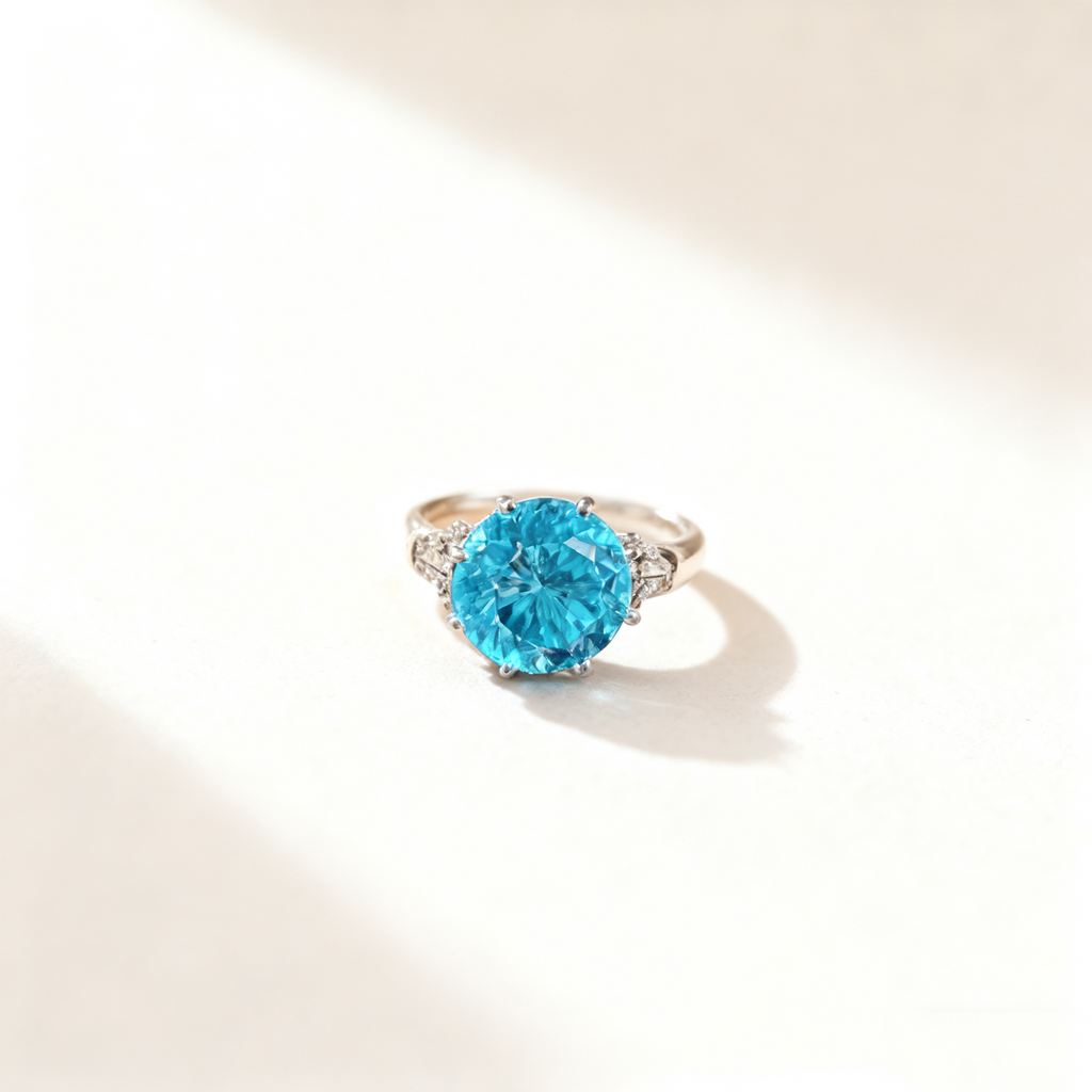 Octagon Rose-Cut Gemstone Ring