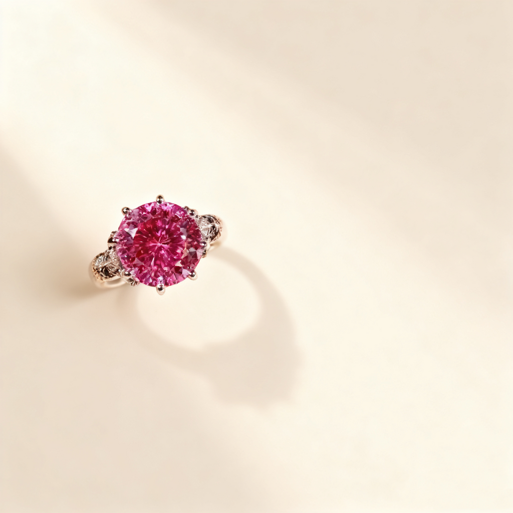 Octagon Rose-Cut Gemstone Ring