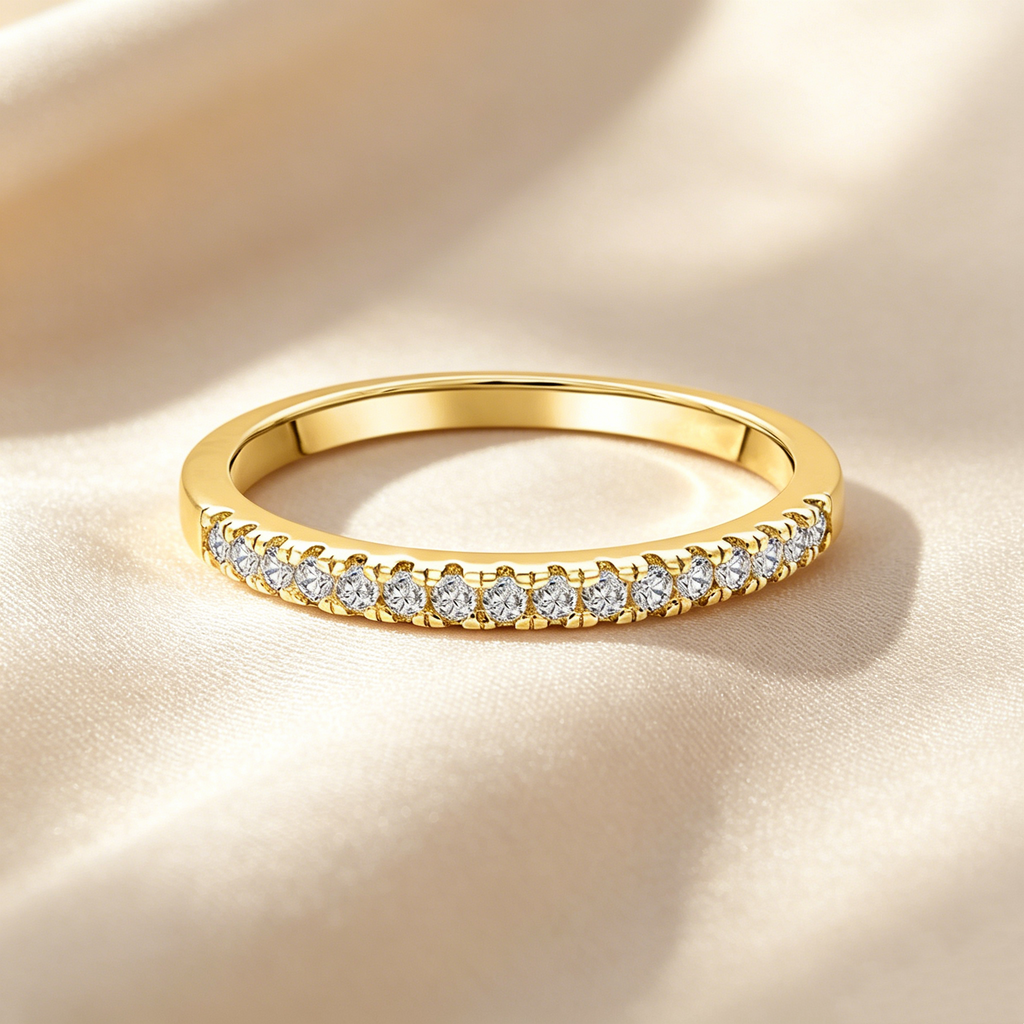 Grace Pear Halo Ring