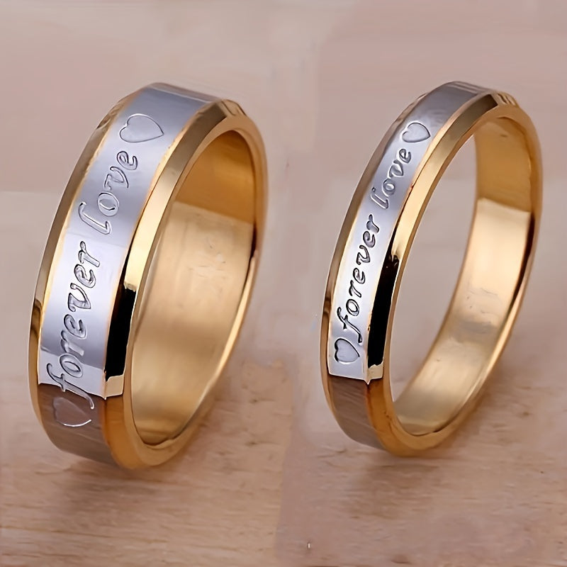 Forever Love Couple Ring | Gold