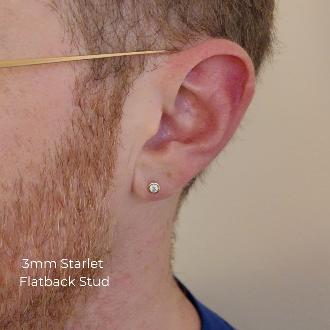 The Starlet Diamond Flat Back Stud