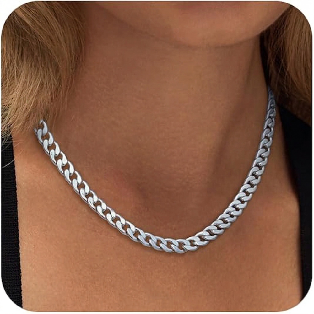 Chunky Cuban Link Necklace | Gold