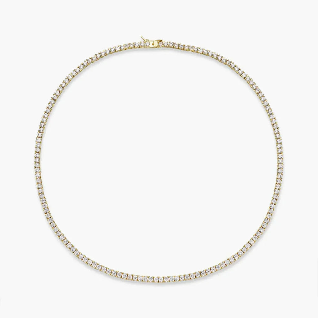The Jetsetter Lab Diamond Tennis Necklace