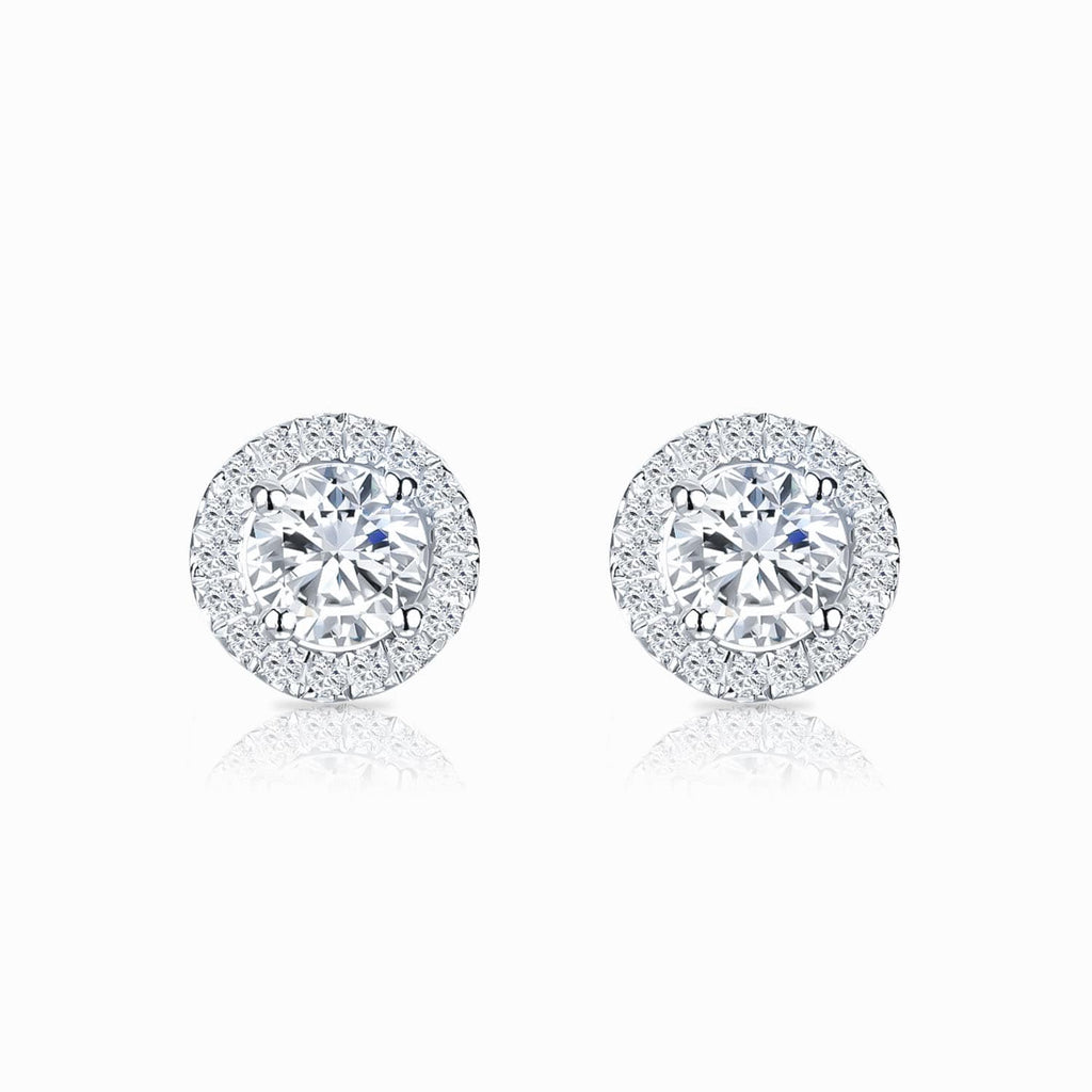 Belle dame earrings | White Gold