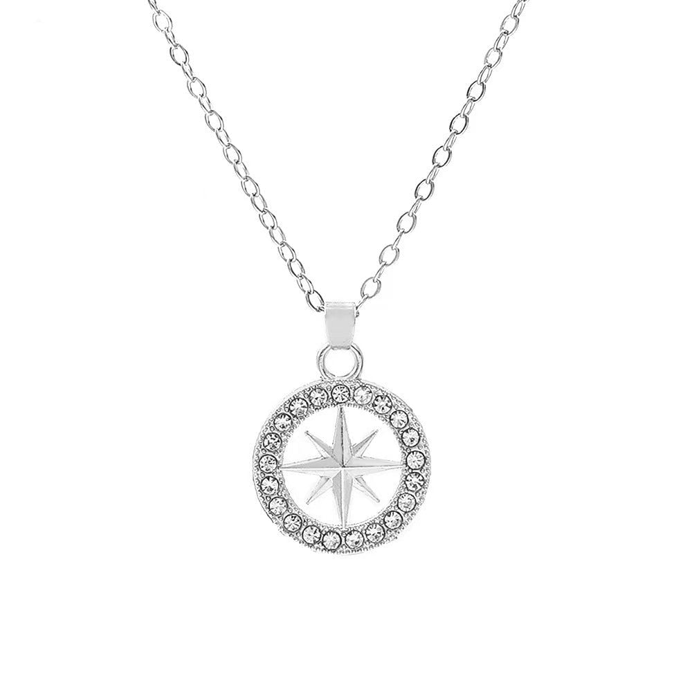North Star Pendant Necklace | Gold