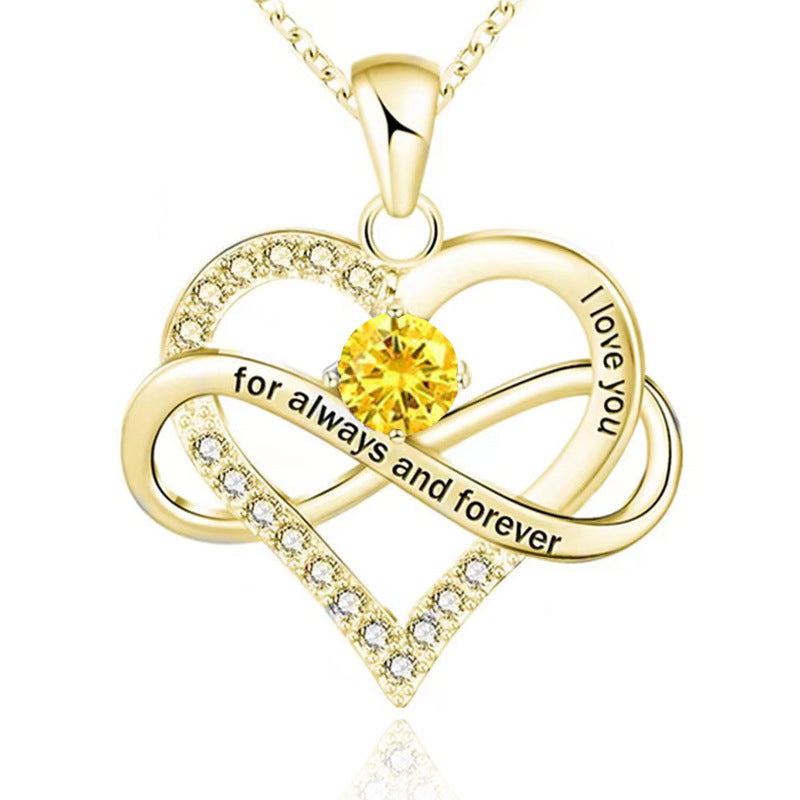 Always and Forever Birthstone Necklace