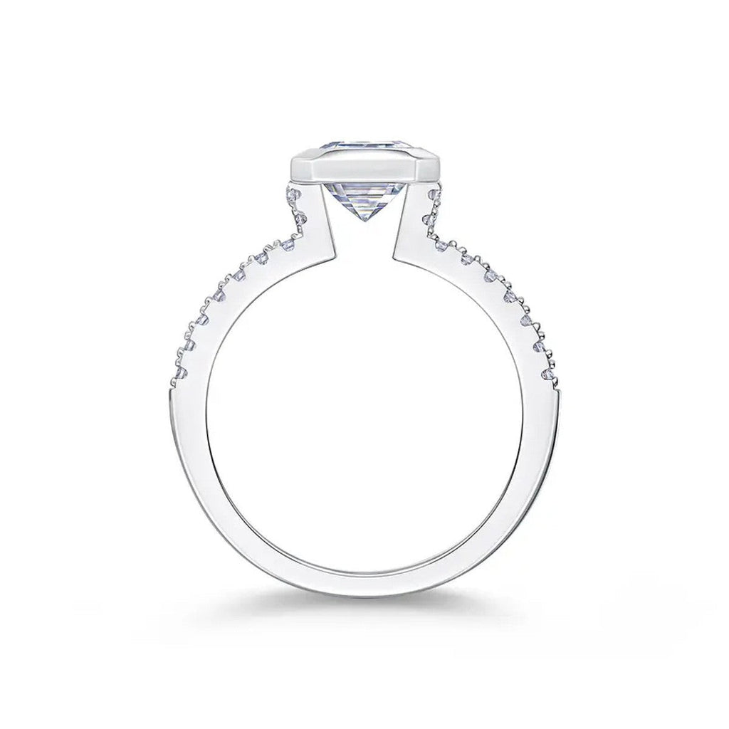 Timeless Emerald Bezel Ring Set