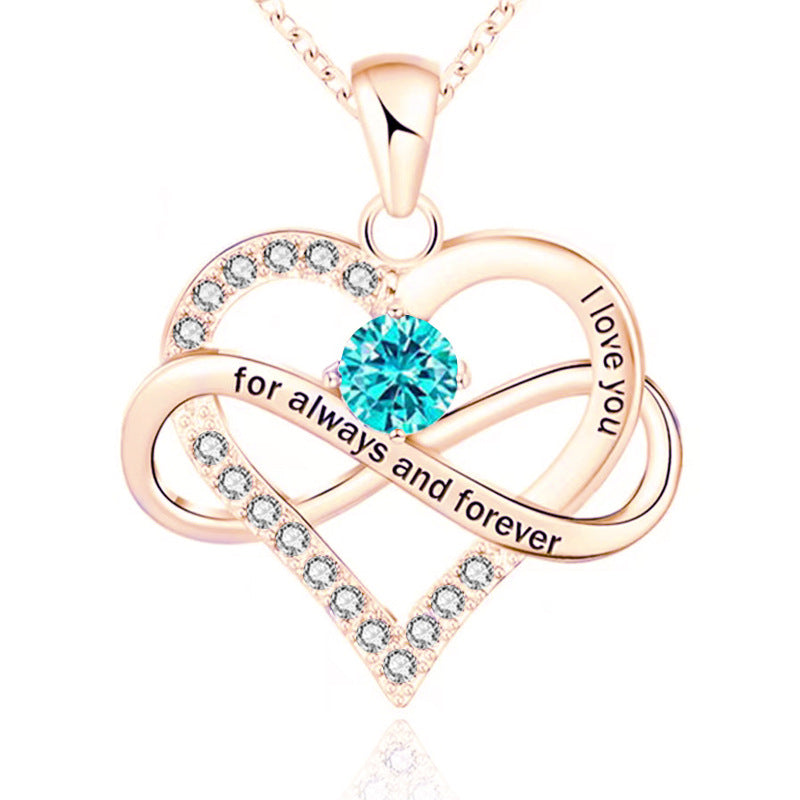 Always and Forever Birthstone Necklace