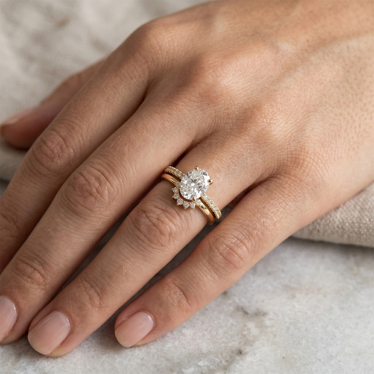 Grace Oval Bridal Ring