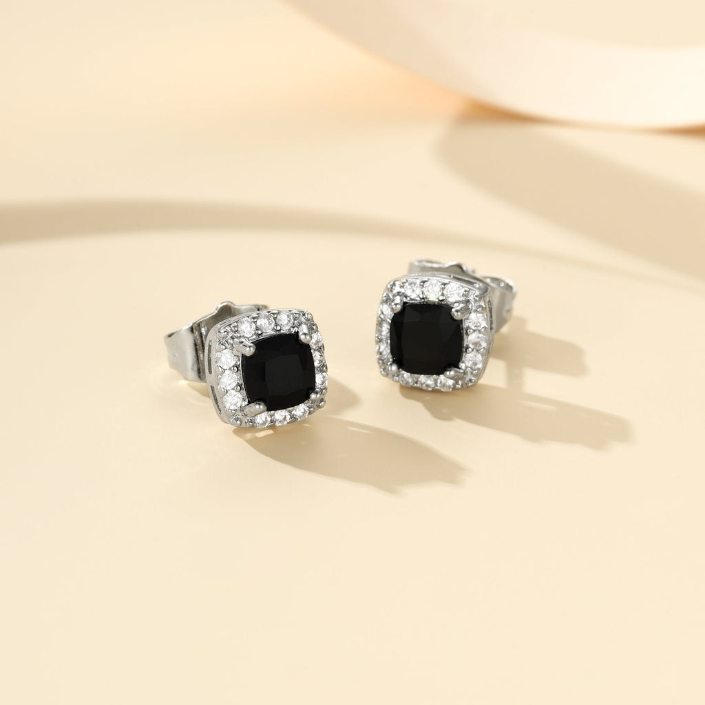 Midnight Royale Stud Earrings | Gold