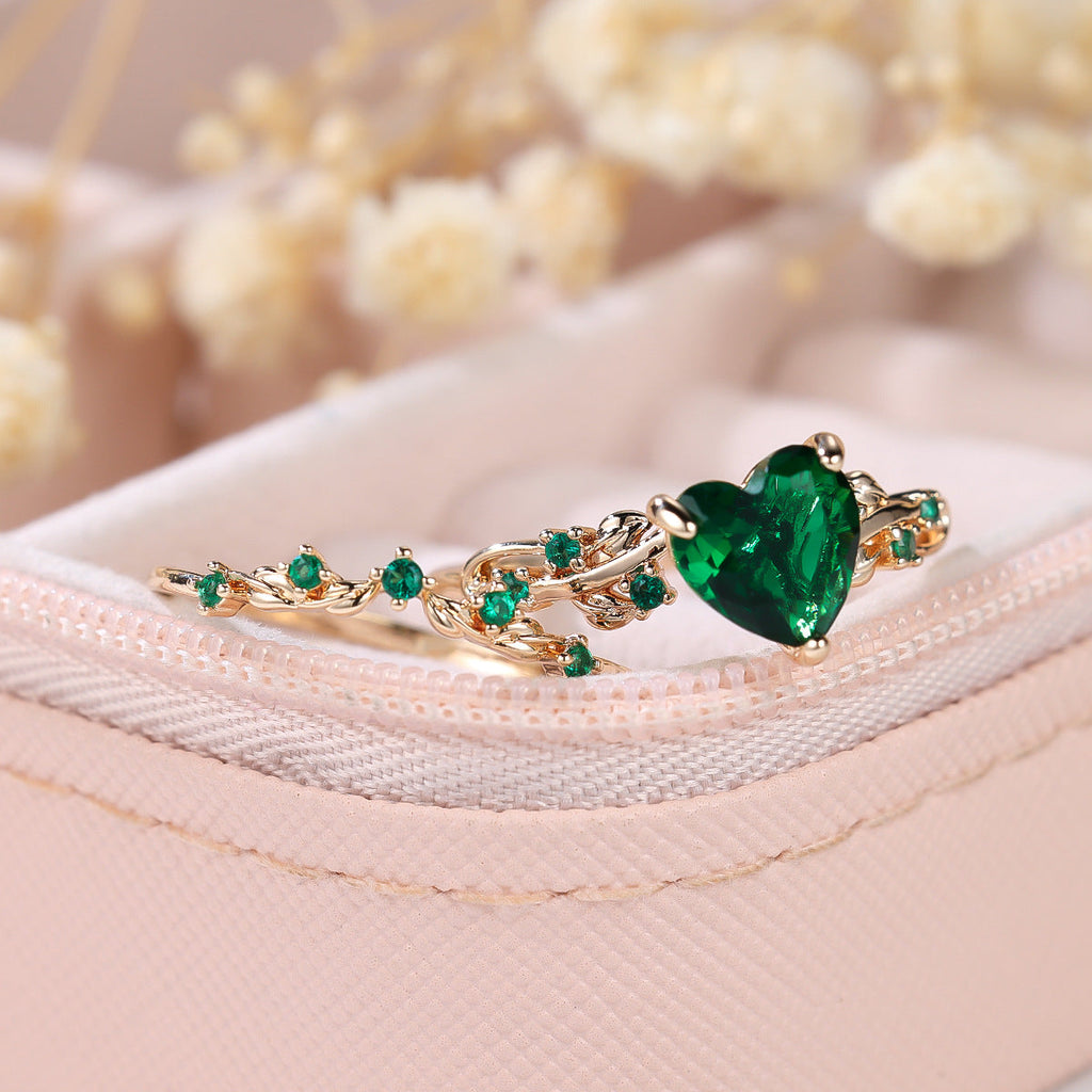 Heart Ring Set
