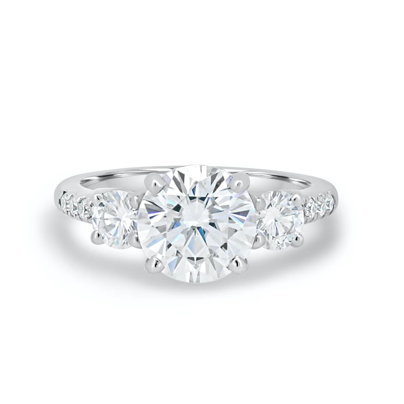 Eternal Trilogy Center Stone Ring