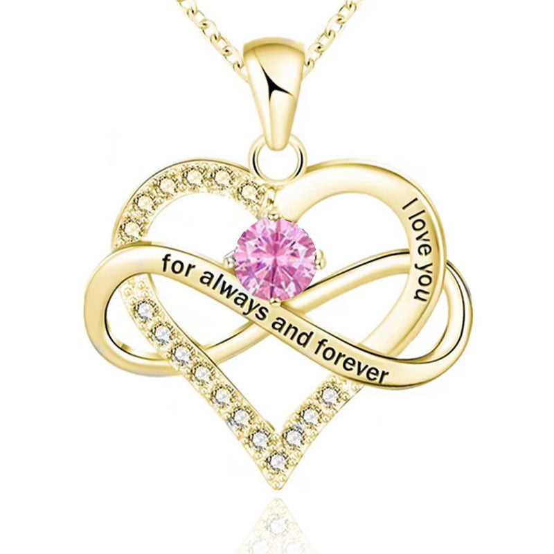 Always and Forever Birthstone Necklace