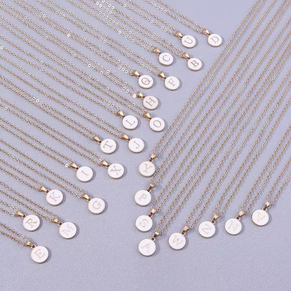 Monette Initial Necklace | Gold