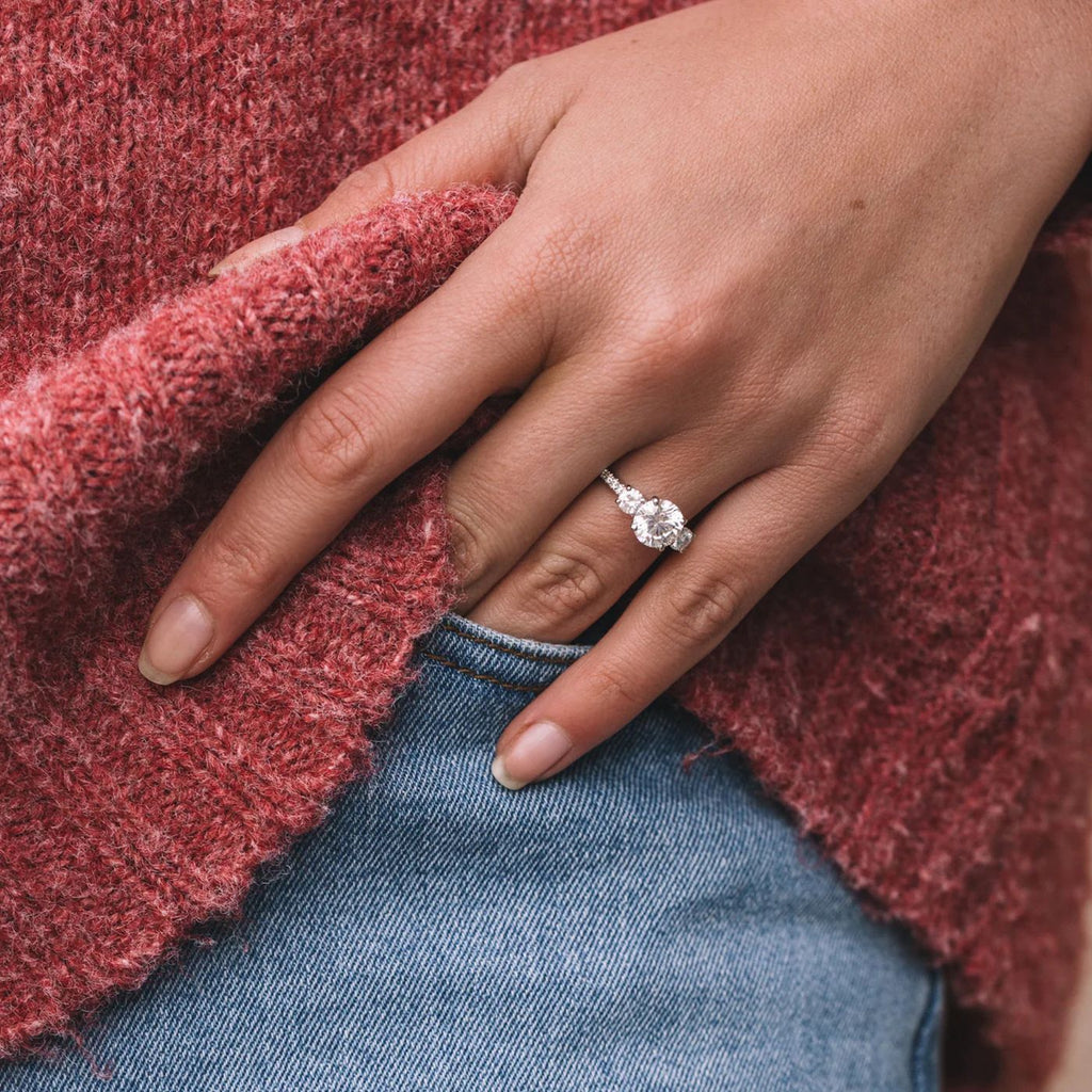 Eternal Trilogy Center Stone Ring