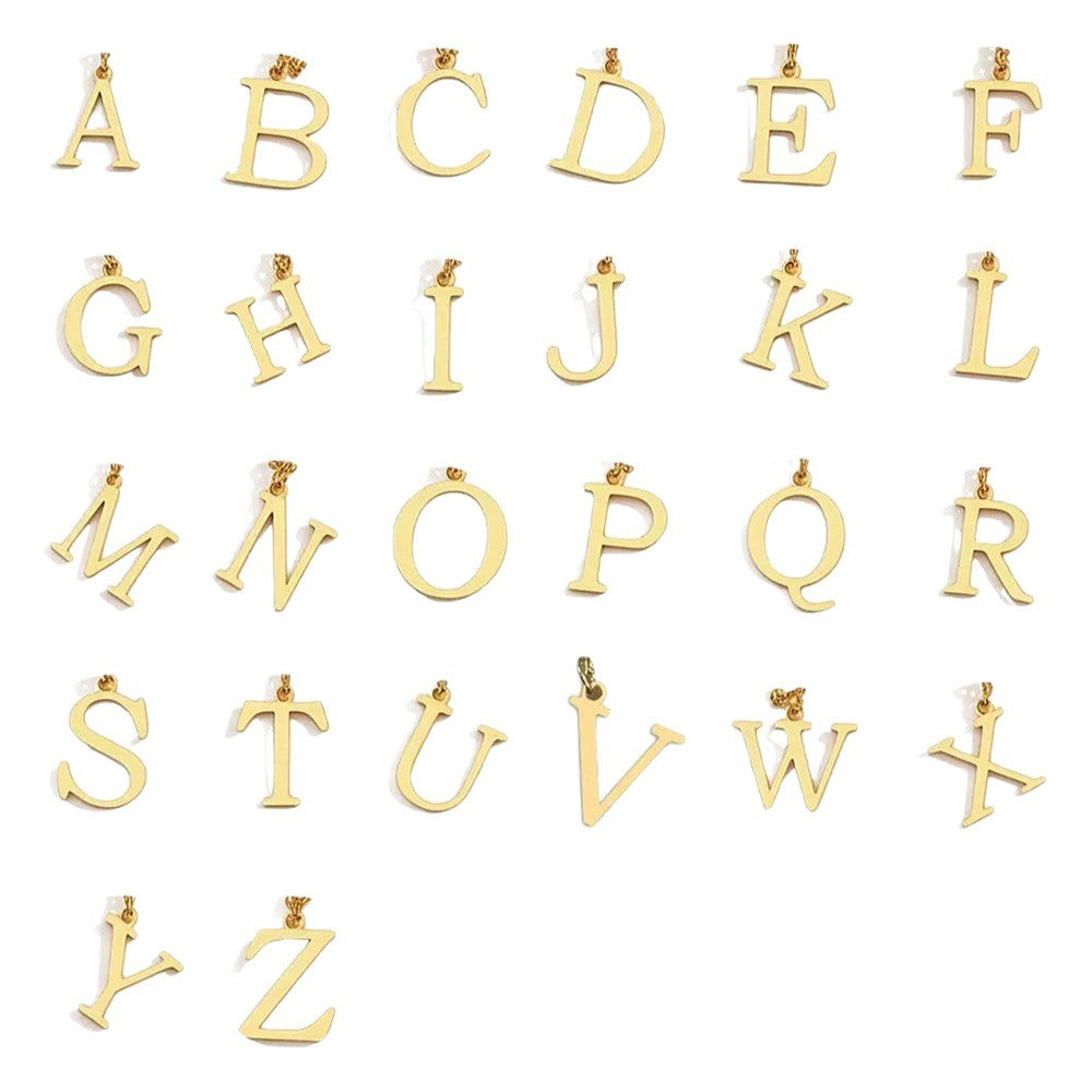 Layered Initial Necklace | Gold
